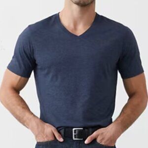 Brand New - Banana Republic Mens Premium Wash T-Shirt Large Tall - Tapestry Navy